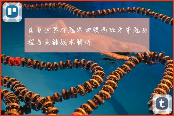 南非世界杯冠军回顾西班牙夺冠历程与关键战术解析